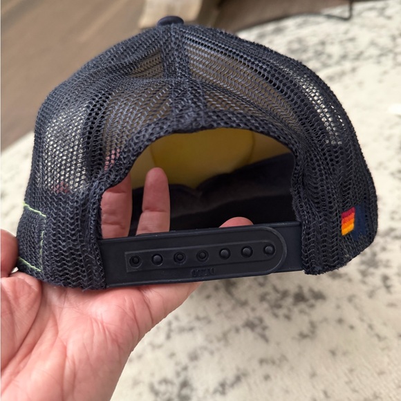 Aviator Nation Black Mesh Trucker Hat - Picture 2 of 4